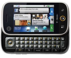 Motorola CLIQ - front_horiz Motorola CLIQ - front_horiz