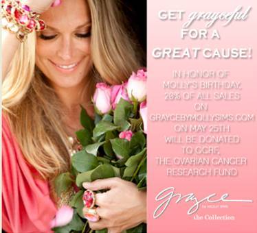 Molly Sims celebrates her 37th birthday with a charitable act | That
